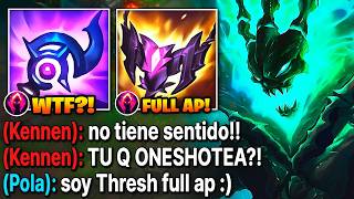 Thresh pero cada Q quita el 80% de vida con full ap
