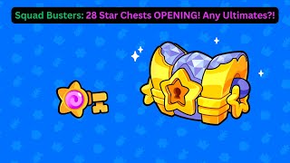 Squad Busters: 28 Star Chests OPENING! Any Ultimates?!?
