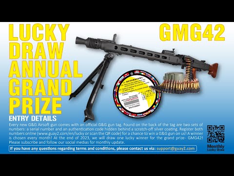 G&G Armament Lucky Draw December 2022 & Annual Grand Prize