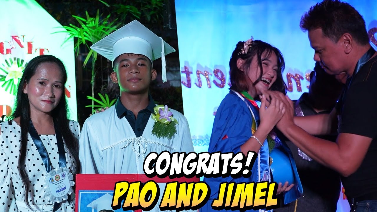 JIMEL AT PAULINE GRADUATE NA! NANAY MELISSA PROUD KAY JIMEL! |