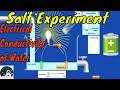 Electrical conductivity of water experiment | Learn Basic