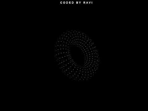 Make #3ddonut using  html and css