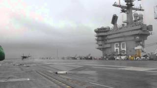 F-35C tests, USS Eisenhower