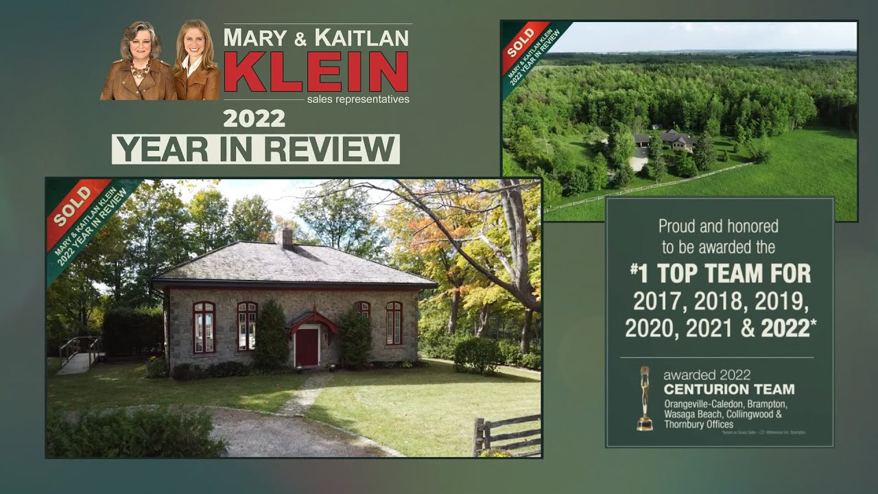 2022 Year In Review - Mary Klein & Kaitlan Klein - Caledon, Orangeville Area Real Estate Agents