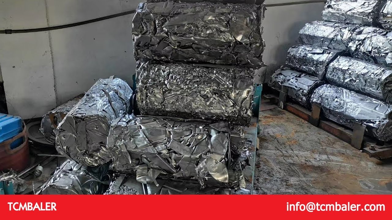 3 ram high speed scrap baler