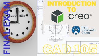 Intro to Creo CAD 105- Final Exam Project Run Through