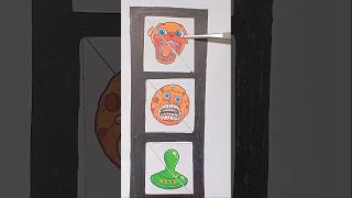 Dark Pals All Characters DIY Easy Paper Craft Game #game  #shortsvideo