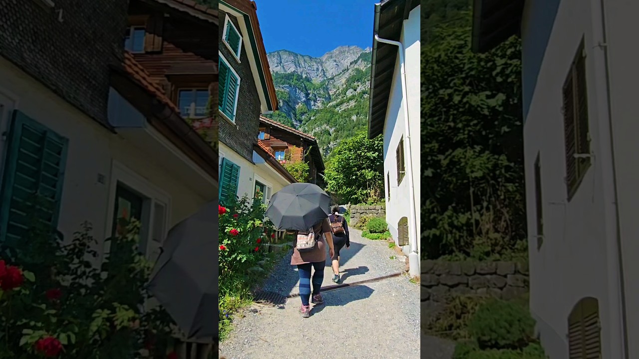 Beautiful Village Of Quinten In Switzerland