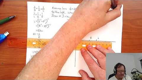 Intro Physics - Thin Lens, Ray Tracing