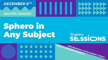 Sphero Session: Sphero in Any Subject