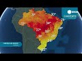 Confira a previsão do tempo para todo o país neste fim de semana