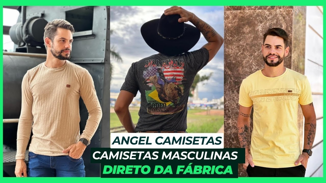 LOJA ANGEL CAMISETAS NA 44 GOIANIA - Fabricante de camisetas masculinas