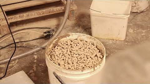 Make casting slip from dry clay pellets.