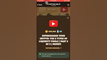 SUPERCHARGE YOUR CRYPTO: THE 3 TYPES OF LIQUIDITY POOLS | PART 2 OF 5 | MEMEFI | MEMEFI Code