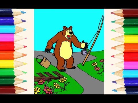 Песня про краски маша и медведь