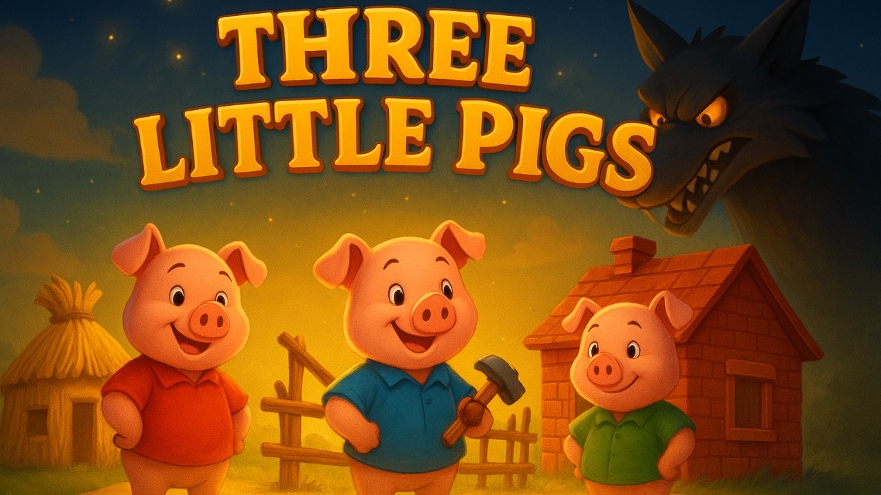 The Three Little Pigs 🐷 | Classic Bedtime Fairy Tale for Kids in ...