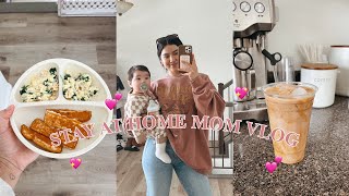 life as a sahm vlog | coffee, cooking, working | faye claire