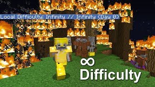 What Infinity ∞ Difficulty Looks Like in Minecraft!