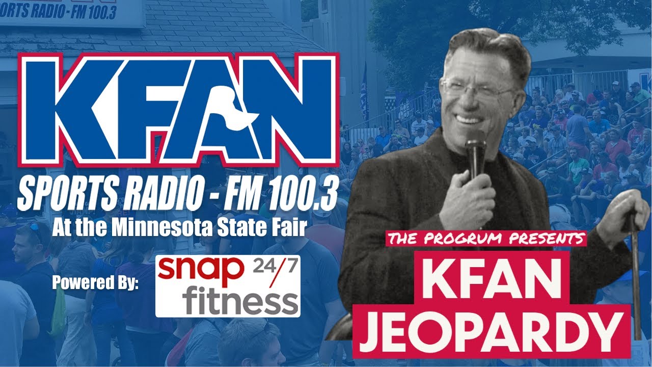 KFAN Jeopardy LIVE from the KFANAtTheFair booth thanks to Snap Fitness