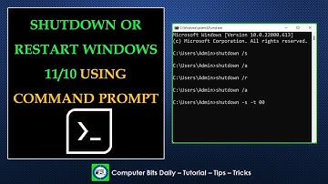 Interesting ways to Shut Down or Restart your windows 11/10 Using CMD