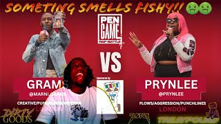 Grams vs Prynlee | PenGame Rap Battle 2024 (REACTION MUST WATCH)