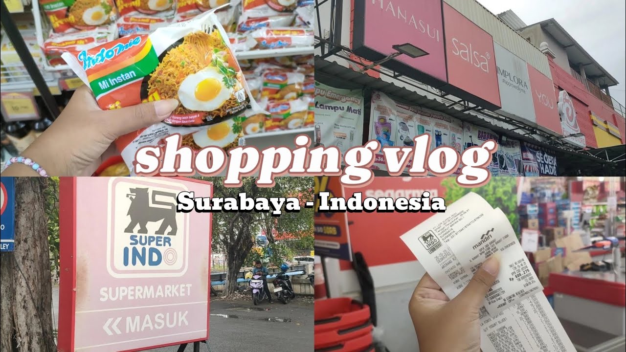 shopping in Indonesia vlog🇮🇩 || grocery shopping with prices💸 || at Superindo and Envio supermarket🛒