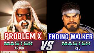 SF6 🤜 PROBLEM X (Arjun) vs ENDING WALKER (Ryu) 🤛 SF6 High Level Gameplay