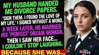 My Husband Handed Me Divorce Papers For His Perfect Woman.A Week Later I Saw Her Real Face 