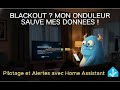 Home Assistant &amp; Onduleur : Comment être alerté en cas de coupure électrique (NAS/Direct)