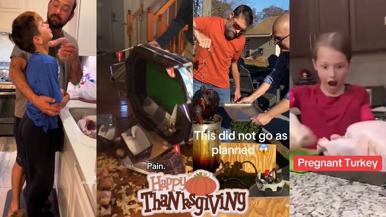 THANKSGIVING FAILS 🦃🍁 #shorts  #tiktok #trending