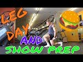 ONE WEEK OUT // MuscleContest - What I Eat and Full Leg Day!
