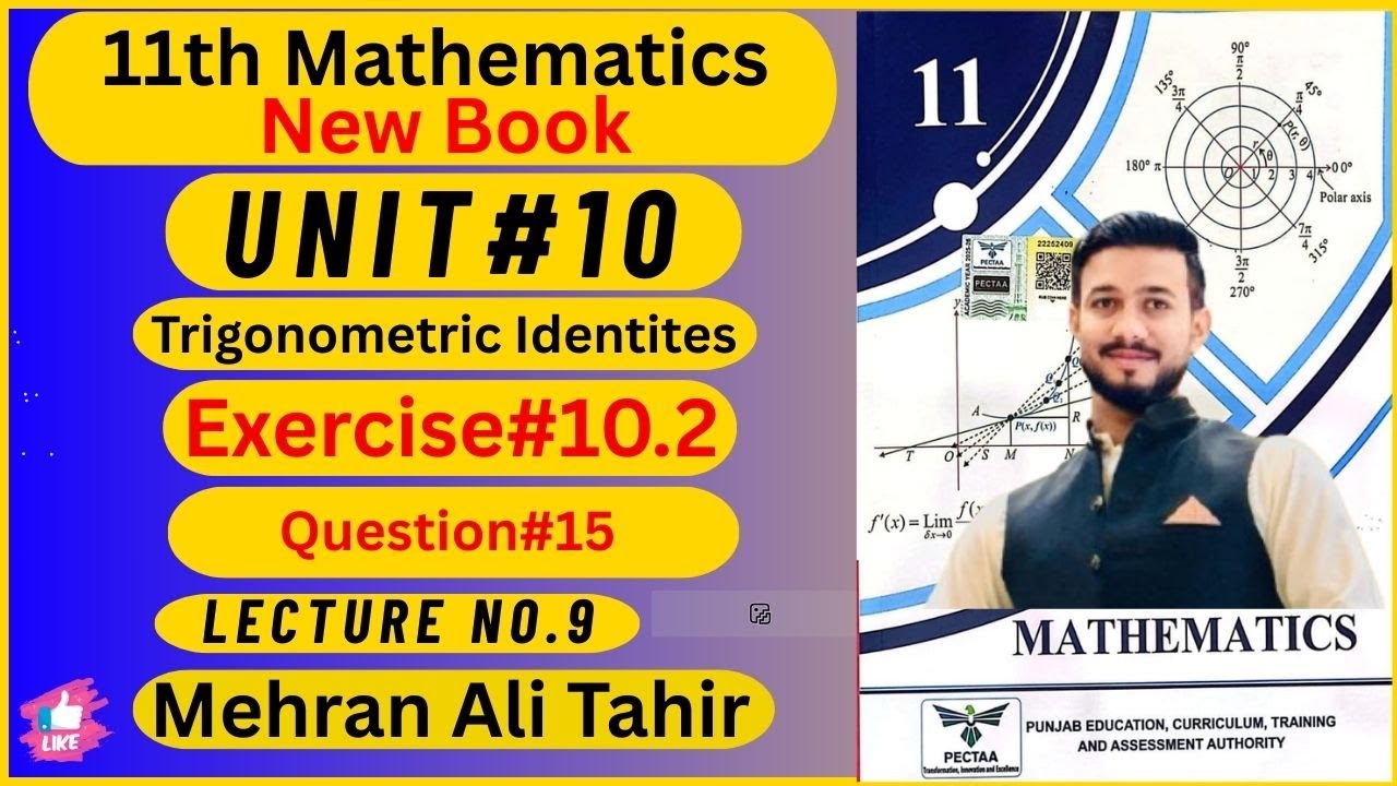 11th Class Math New Book Chapter no.10|Exercise no.10.2|Question no.15
