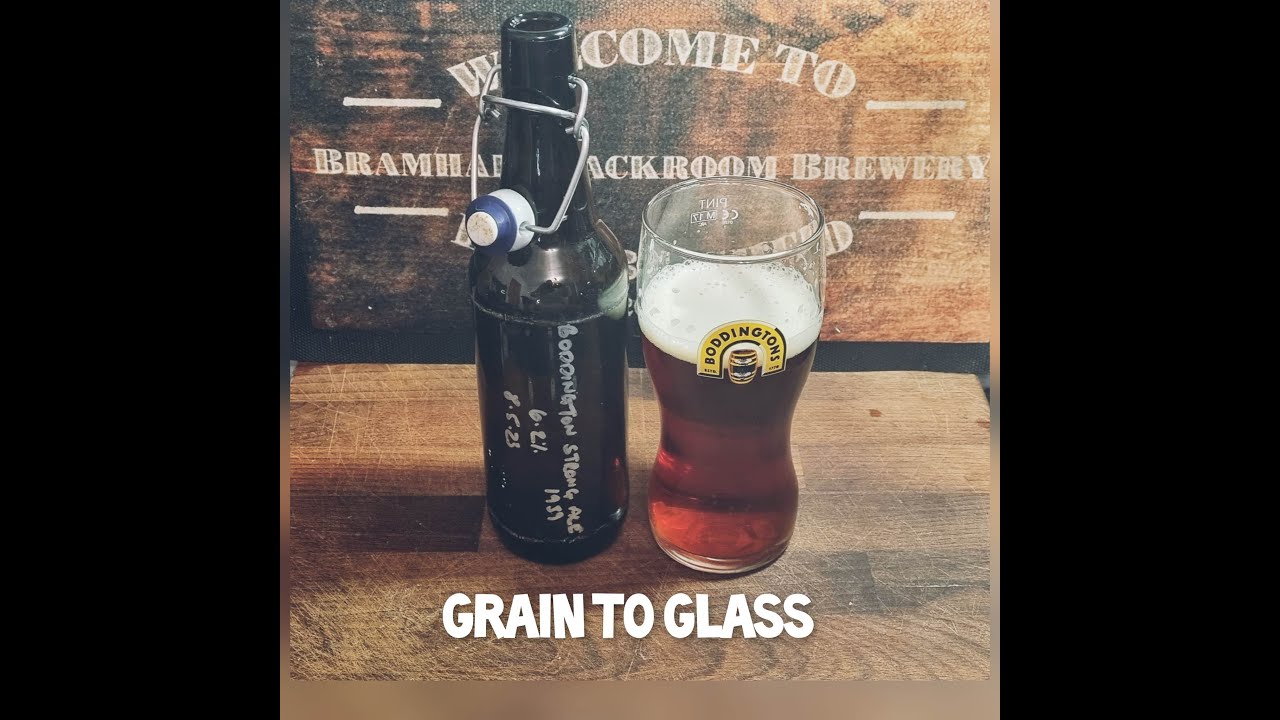 Homebrew Grain to Glass Boddingtons Strong Ale 1939 Homebrew How to