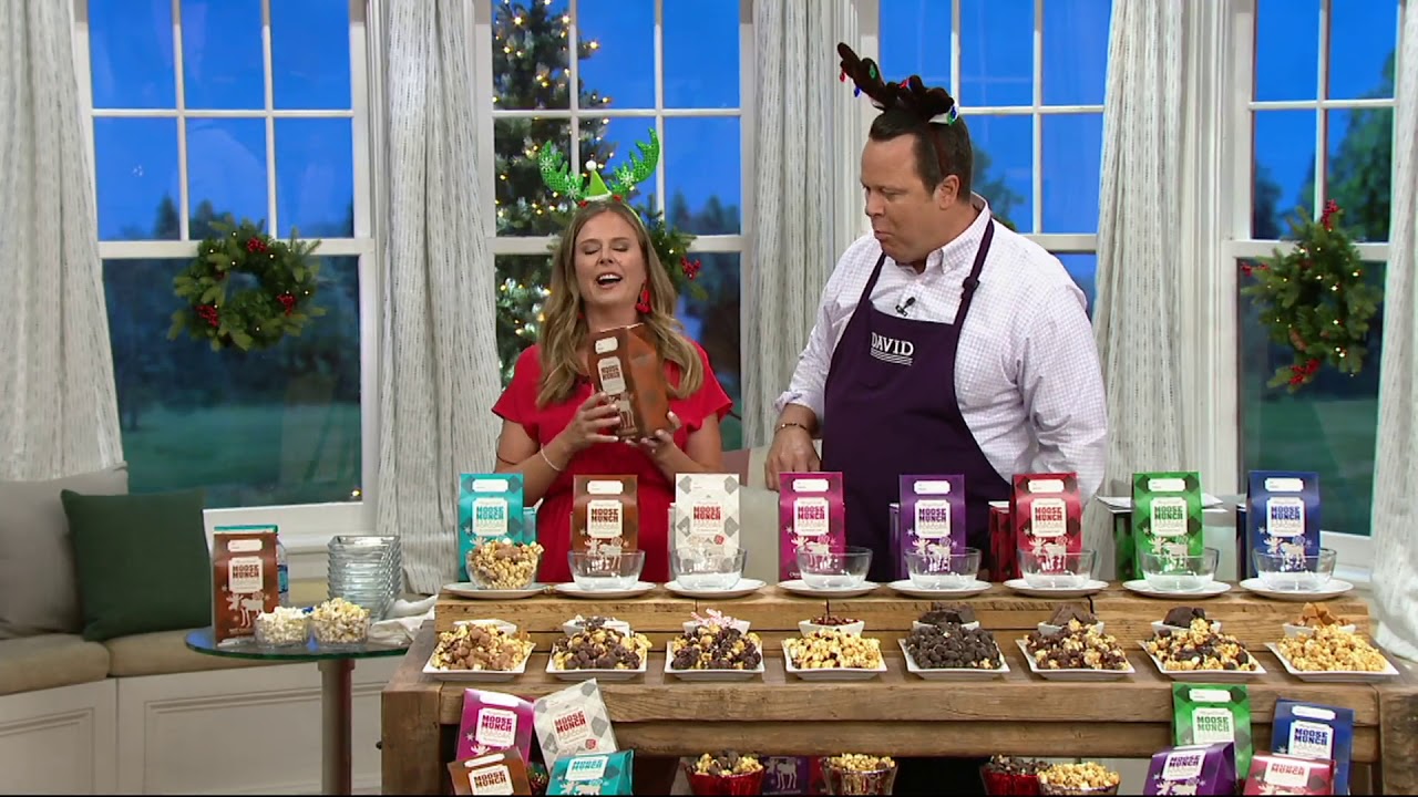 SH12/3 Harry & David (8) 10oz Gourmet Moose Munch AutoDelivery on QVC