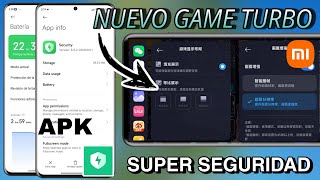 😱INCREIBLE!! NUEVO GAME TURBO 6.0 MEJORADO Y APP SEGURIDAD PARA TU XIAOMI