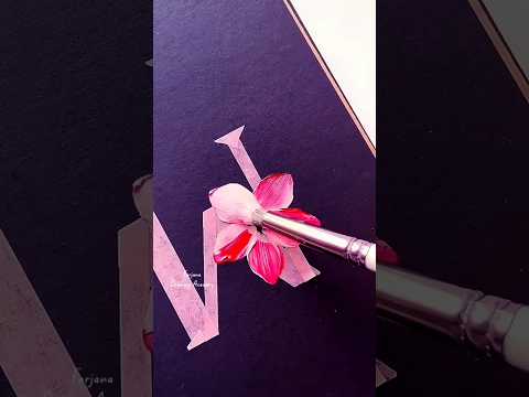 🥀🌺🌹🌷M Letter Floral