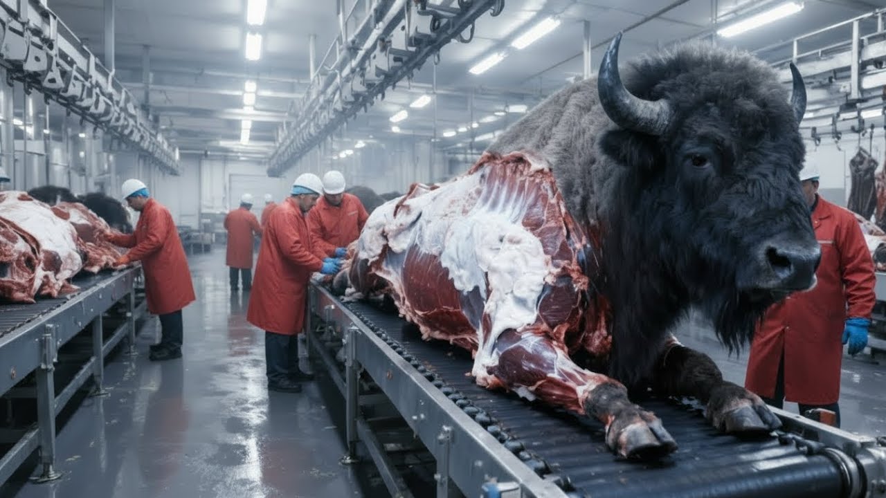 Inside a Bison Leather Factory : From Raw Hide to Luxury Goods (Full Process)