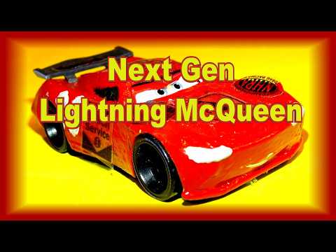 Pixar Cars Next Gen Lightning McQueen Custom