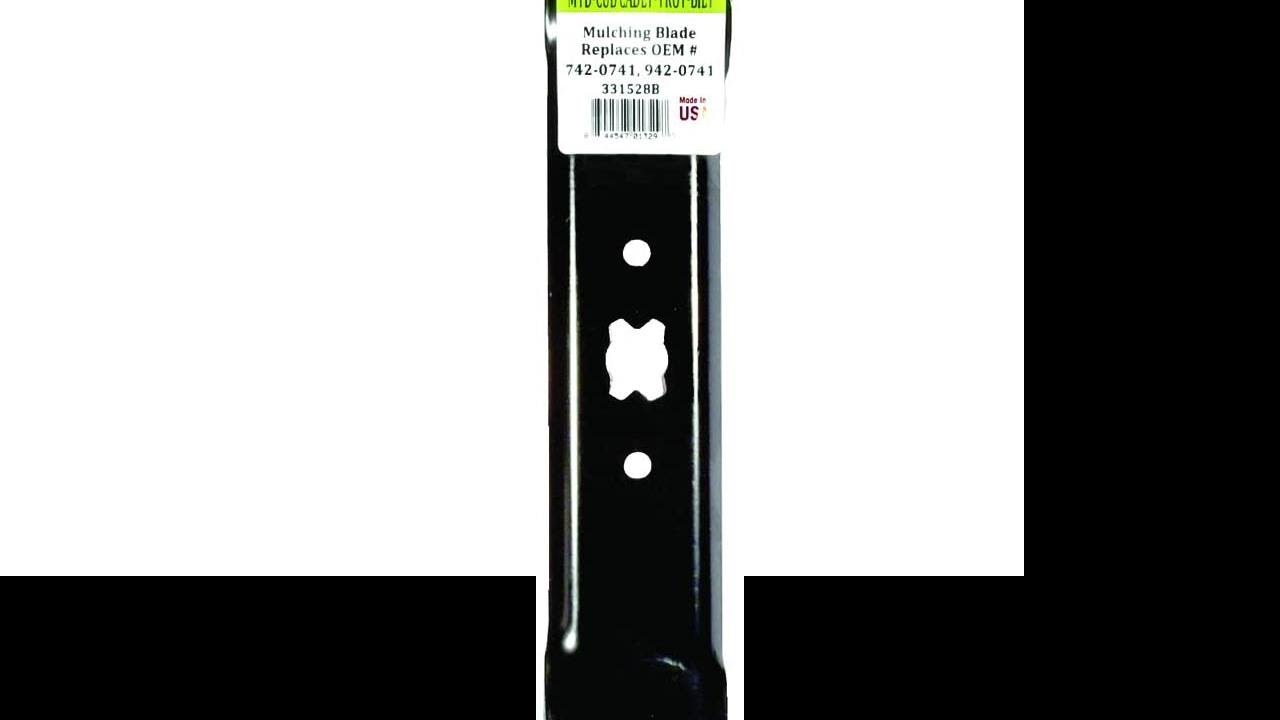 Maxpower 331528B Mulching Blade for 21 Inch Cut MTD/Cub Cadet/Troy-Bilt Replaces 742-04100, 742-074