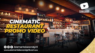 ELEMENTS BAR AND GRILL || BEST CINEMATIC RESTAURANT PROMOTIONAL VIDEO || SYDNEY, AUSTRALIA screenshot 5