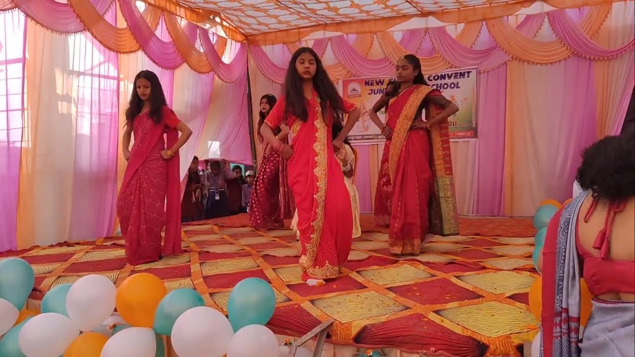 Beautiful Saraswati Vandana Performance | Republic Day | New sunrise convent english High school. 