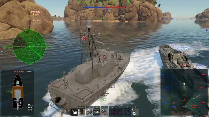 War Thunder; PG 02; A boat with a great gun, but not the best durability; Naval Arcade