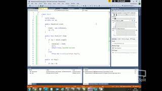 Using exceptions for errors in pushing and popping