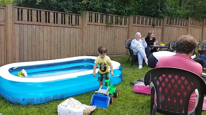 Jackson's 3rd Birthday! Water fun!
