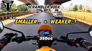 Honest ride review of 2026 Triumph Scrambler 400X (350cc).? | The best allrounder.?