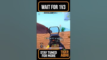 They Rushed… But I 1v3’d Them Instantly 💥 | BGMI #bgmi #1v3clutch #tigerabhi