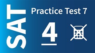 Problem 4, SAT Sample Test 7, No Calculator