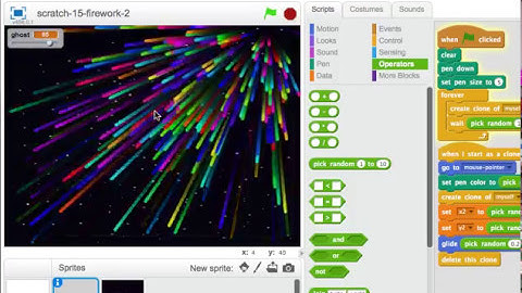 Lập Trình SCRATCH #15A :  Firework Animation I (May06,2017)