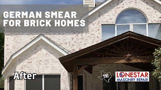 German Smear - Updating Brick Homes for Beauty & Durability by Texas Home Improvement 890 views 8 months ago 2 minutes, 47 seconds