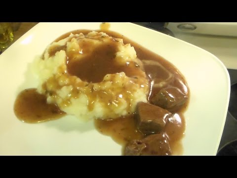 Pressure Cooker: Beef Tips and Gravy